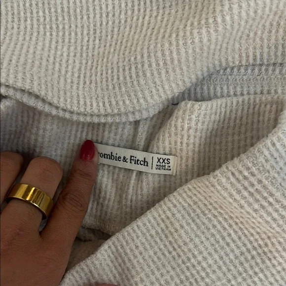 Abercrombie & Fitch Cream Women's two piece lounge set - Picture 5 of 5